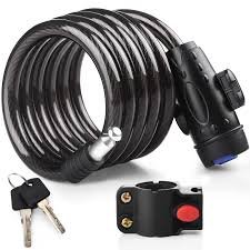 CANDADO BICICLETA NEGRO